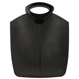 Louis Vuitton Black Epi Demi-lune Handbag M52682 VI0979 155986